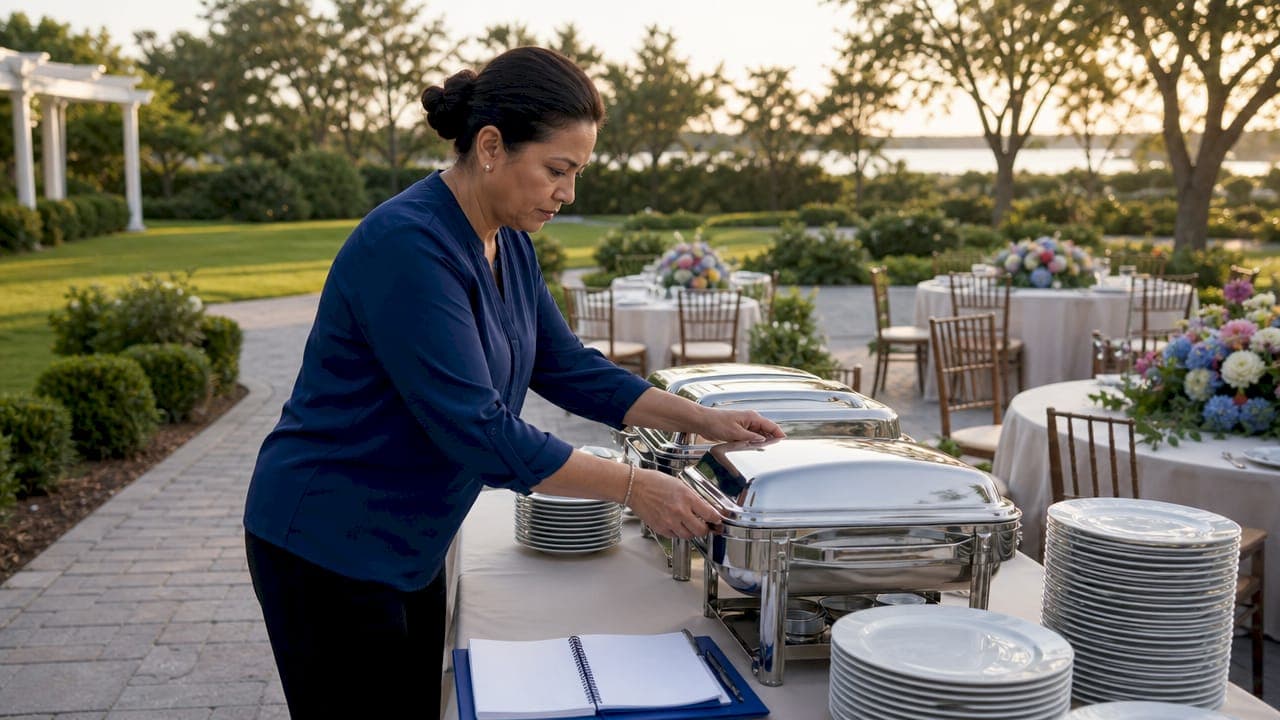 How to Set Up Buffet Service in an Event Hall