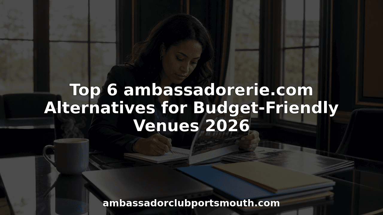 Top 6 ambassadorerie.com Alternatives for Budget-Friendly Venues 2026