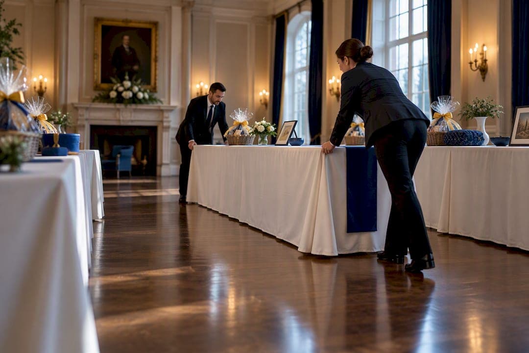 Silent Auction Setup: Move Tables 10 Feet, Boost Bids For Venue Hosts