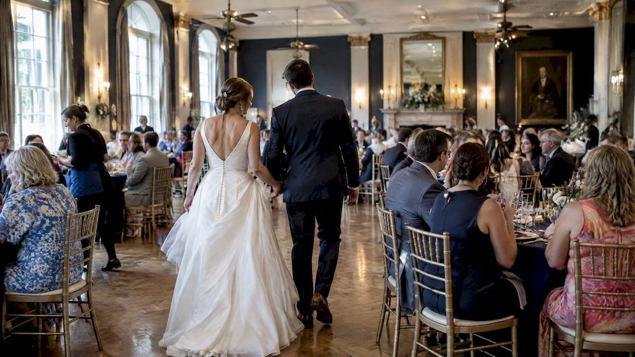 Comfort First Summer Indoor Wedding Ideas and a Written Heat Plan